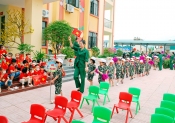 TRƯỜNG MẦM NON THANH TRƯỜNG Tổ chức thành công Chương trình “Chiến sĩ nhỏ Điện Biên”  năm học 2021-2022