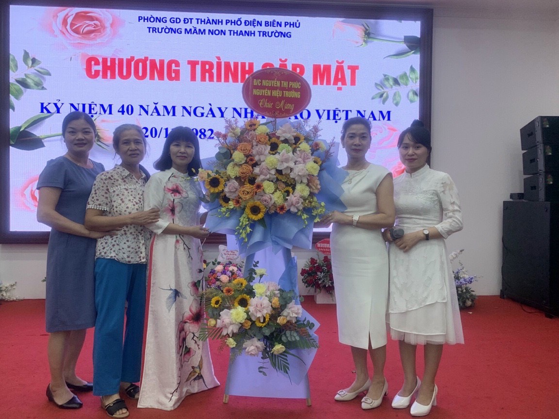 TRƯỜNG MẦM NON THANH TRƯỜNG  Tổ chức một số hoạt động chào mừng kỷ niệm 40 năm ngày Nhà giáo Việt Nam (20/11/1982 - 20/11/2022)